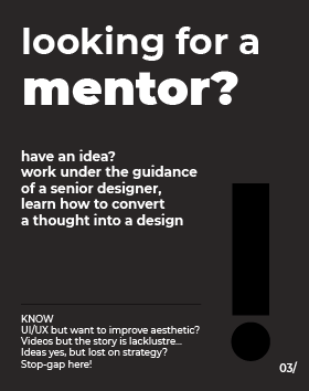 looking for a mentor?